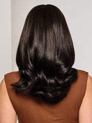 16" On Key | Human Hair Topper with Lace Front (Mono Top)