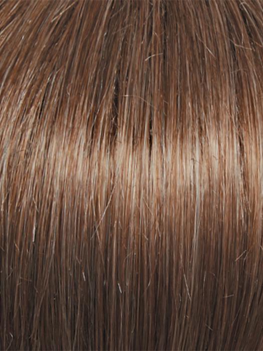 R38 GRADIENT SMOKED WALNUT | Light Brown with 80% Gray on Top Gradually Fading to a Evenly Blended of Light Brown and Gray Towards the Nape