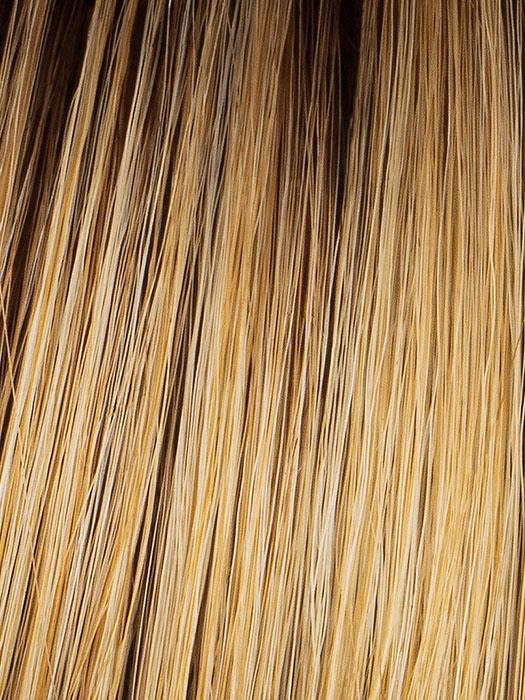 SS25 ROOTED GINGER BLONDE | Golden Blonde with Subtle Red Highlights and Dark Roots