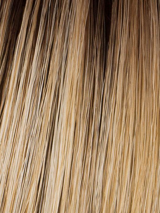 SS14/88 SHADED GOLDEN WHEAT | Medium Blonde streaked with Pale Gold highlights, Medium Brown roots