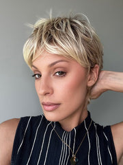Swept Back Short Cut | Synthetic Wig (Basic)