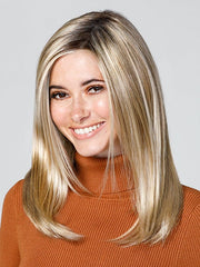 Top Coverage 18" | Lace Front Synthetic Hair Topper (Mono Top)