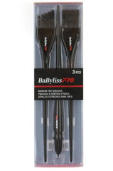 BABYLISS PRO 3pcs Narrow Tint/Dye Brush [Angled/Pointed/Straight]