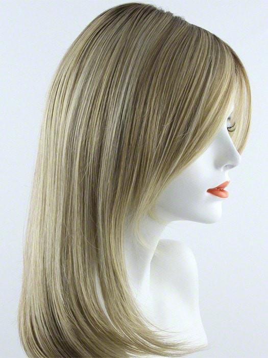 12FS8 SHADED PRALINE | Light Gold Brown, Light Natural Gold Blonde & Pale Natural Gold-Blonde Blend, Shaded with Medium Brown