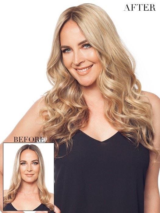 easiPart HH XL 18" | Remy Human Hair Topper (Mono Top)