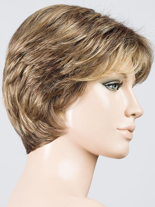 BERNSTEIN ROOTED | Lightest Brown, Light Golden Blonde, and Dark Strawberry Blonde Blend with Shaded Roots 