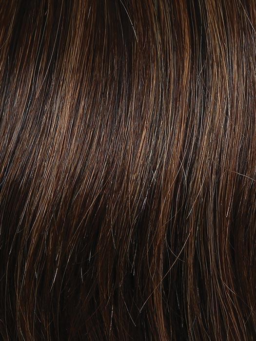 R829S+ GLAZED HAZELNUT | Rich Medium Brown with Ginger Highlights on Top