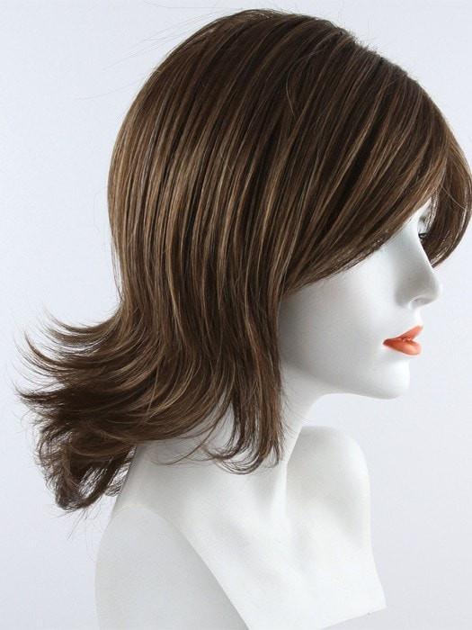 AUBURN SUGAR | Medium Auburn base with a Dark Strawberry Blonde highlight							