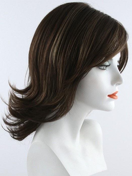 COFFEE-LATTE | Dark Brown & Honey Brown evenly blended highlights