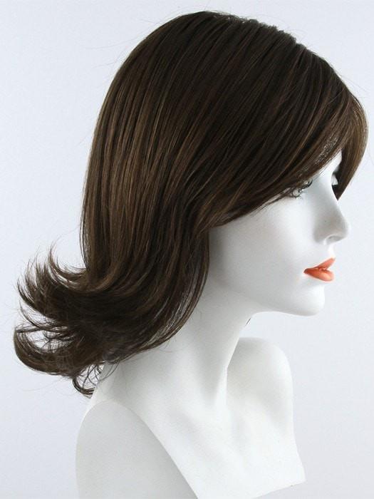 GINGER-BROWN | Medium Auburn and Medium Brown evenly blend							