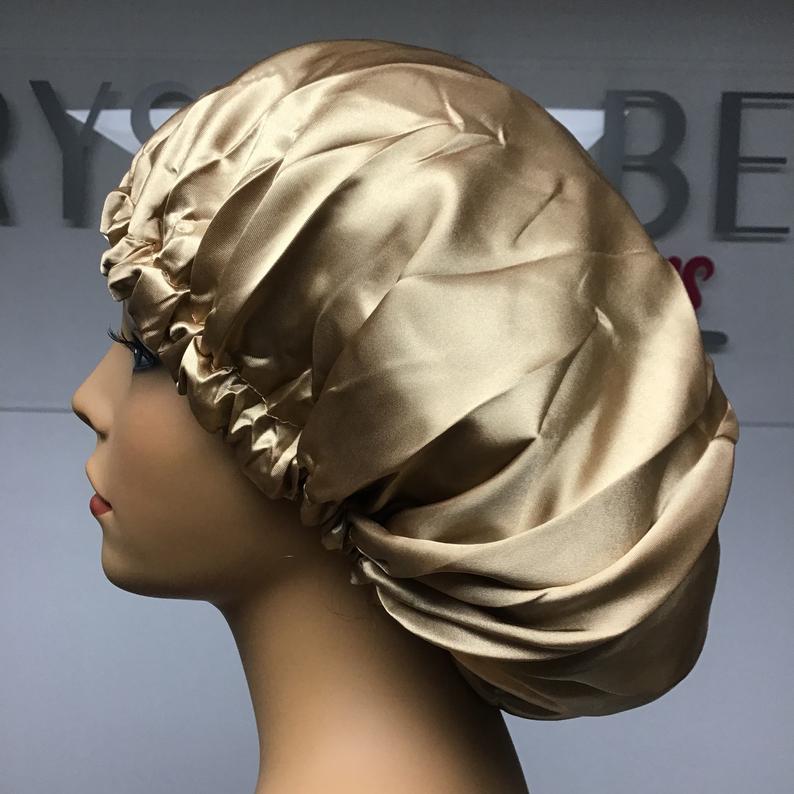 Cleopatra Gold Reversible Bonnet