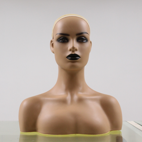 Mannequin Head Display Beach Skin - Crystal Bella Wigs